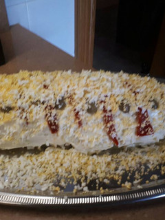 Una foto de Pastel de patata relleno