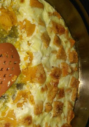 Una foto de Calabaza gratinada con queso, sano y fácil! 🍴