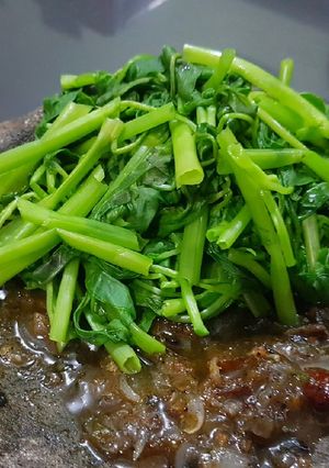 Foto resep Brambang Asem Kangkung