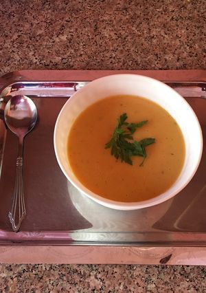 صورة لوصفة شوربه عدس 🍵🥄