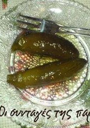 A picture of Melitzanaki spoon sweet.