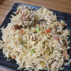 A picture of Manchurian Fried Rice.