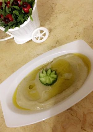 صورة لوصفة طريقة عمل متبل الباذنجان (بابا غنوج)