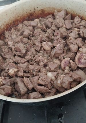 عکسی از دستور گوشت و جگر خوشمزه تابه ای(ساج کباب)