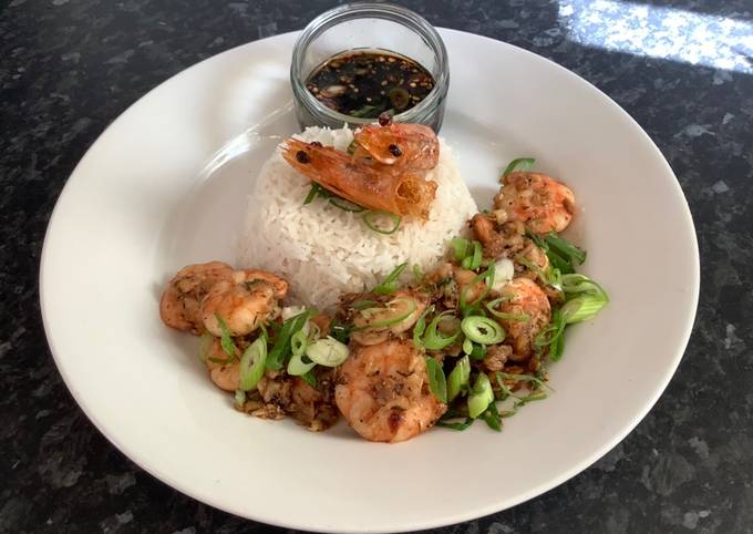 Recipe of Eric Ripert Garlic King Prawns 🍤