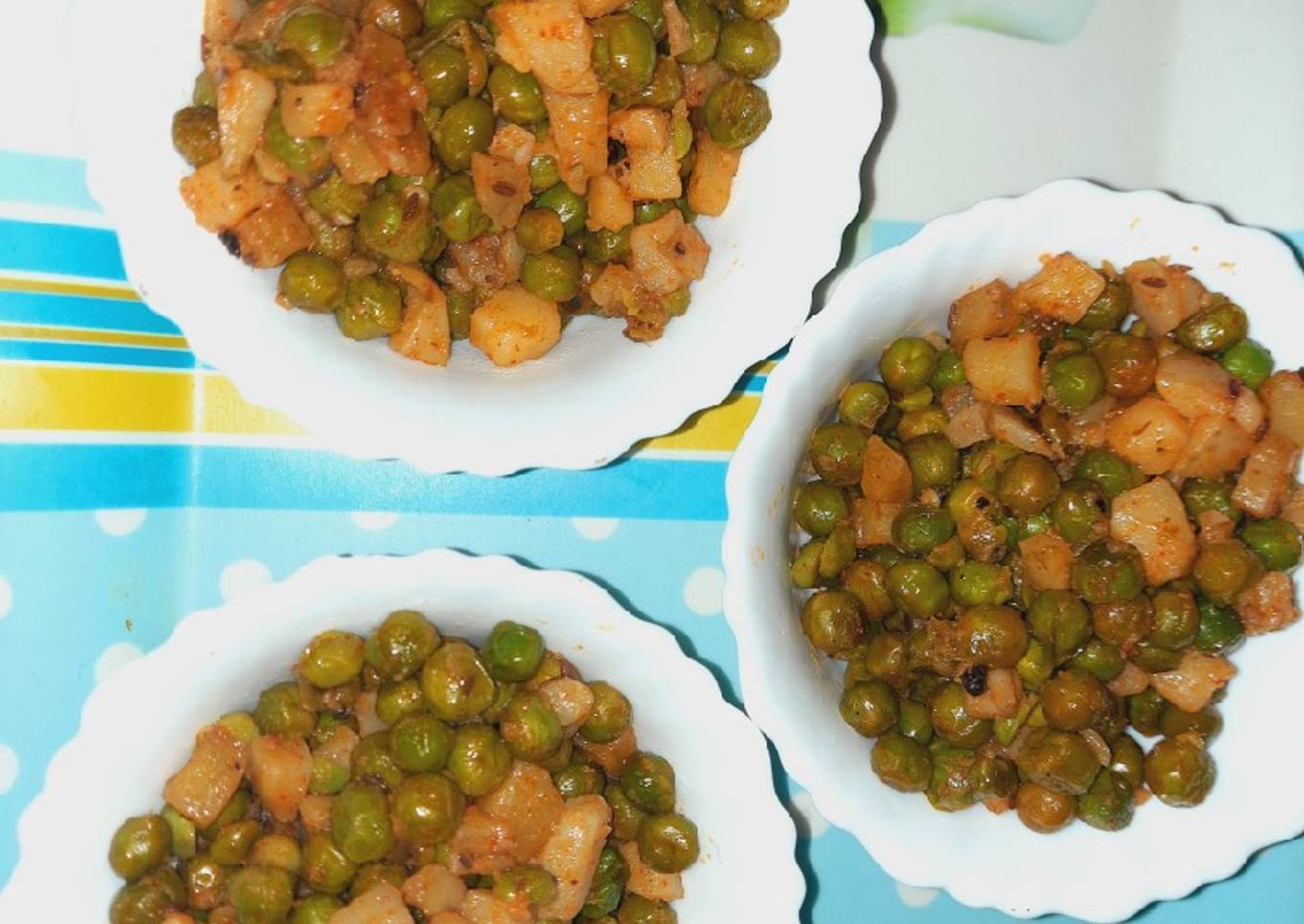 Fry Matar Aloo