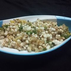 A picture of Sabudana khichdi.