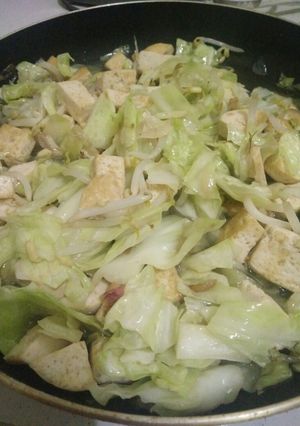 Foto resep Sayur Tahu, Toge dan Kol