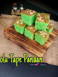 Foto resep Bolu Tape Pandan 💚