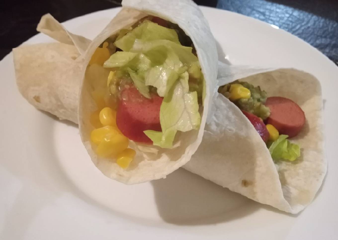 Wraps de salchichas