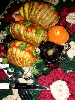 عکسی از دستور 🥔سیب زمینی تنوری خوشمزه به سبک مامان دیانا😉👩‍🍳