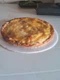 Tarta cremosa de chuletas picadas