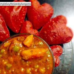 A picture of Valentine's Day special food.