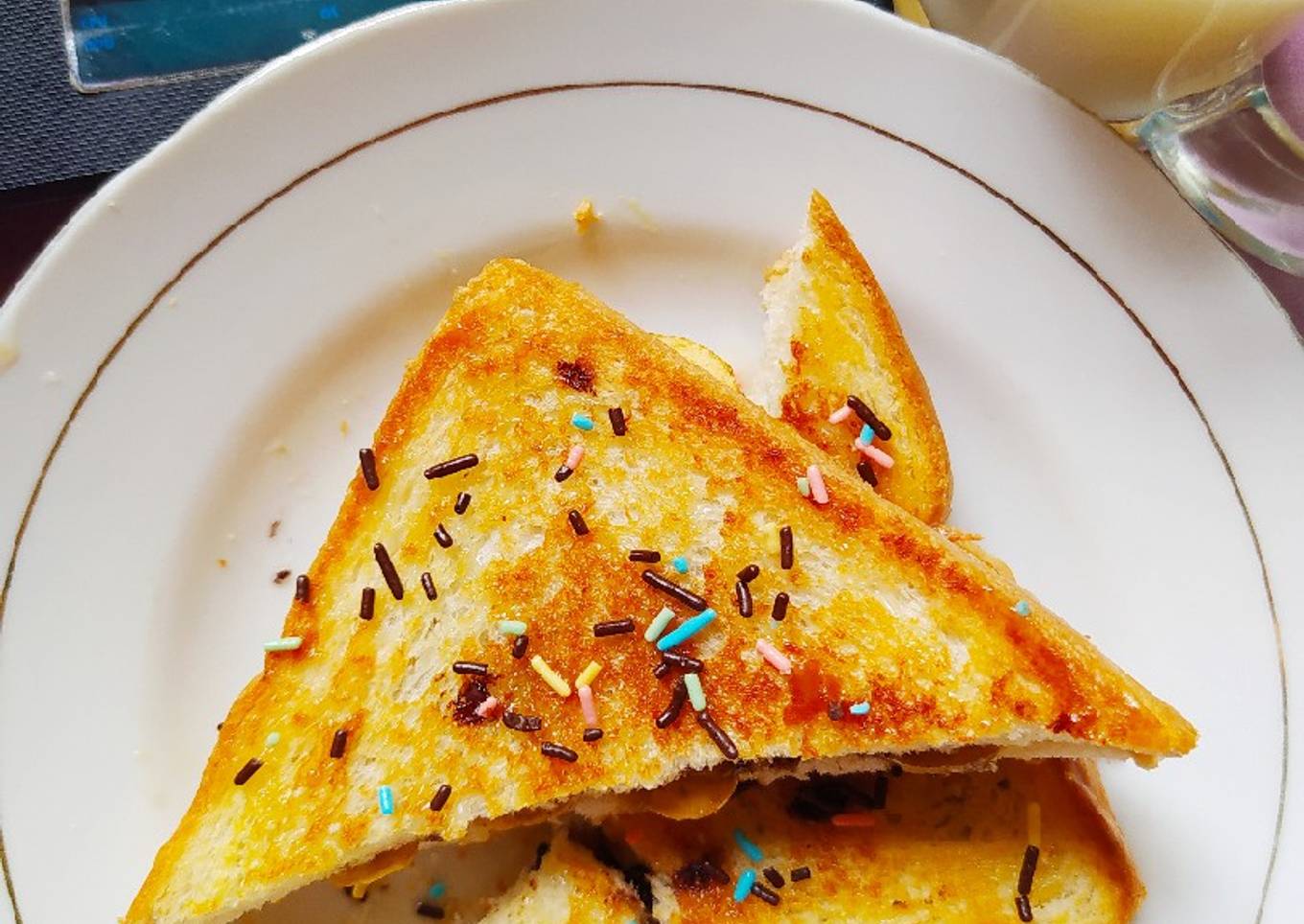 Roti Bakar Pisang Coklat