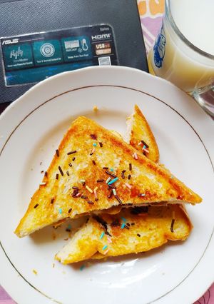 Foto resep Roti Bakar Pisang Coklat