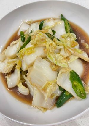 Foto resep Sawi putih tumis saus tiram 🥬