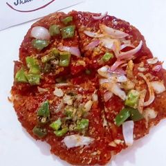 Gajer ka pizza A picture of Gajer ka pizza.