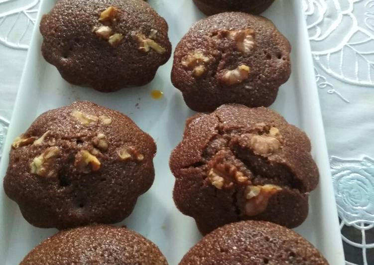 How to Prepare Tasty Choco walnut cup cake