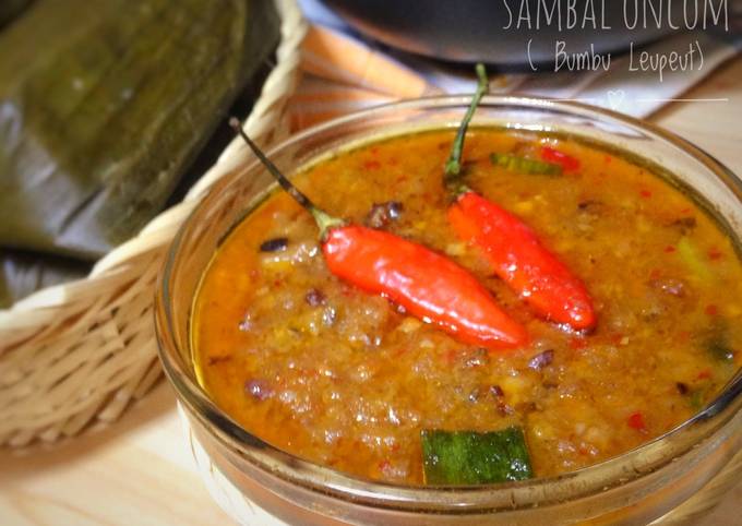 Sambal Oncom (Bumbu Leupeut)