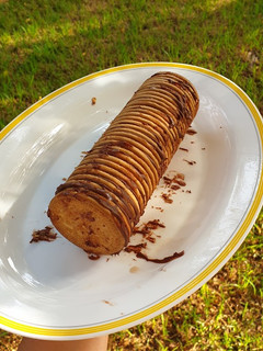 Una foto de Tronquito de Nutella helado