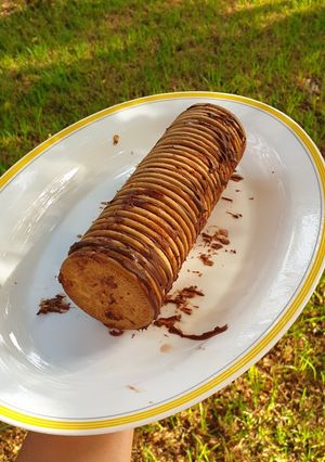 Una foto de Tronquito de Nutella helado