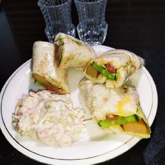 Rolled-up Cold Sandwich A picture of Rolled-up Cold Sandwich.