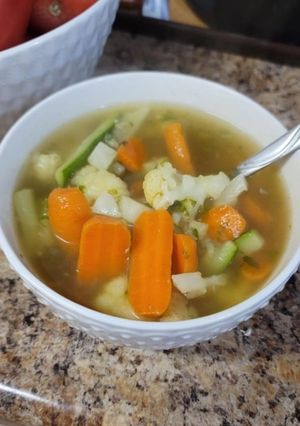 Una foto de Caldo de verduras