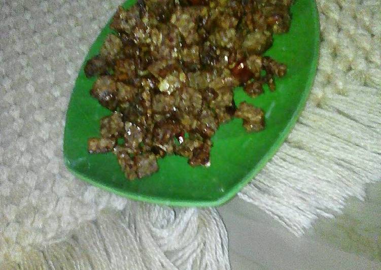 Cara Gampang meracik Kering Tempe Petis..by:erni hartanti😘👧😍, Lezat