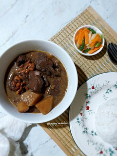 Foto resep Brongkos Daging Sapi (dengan presto)