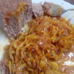 A picture of Cabbage Curry.