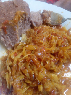 A picture of Cabbage Curry.