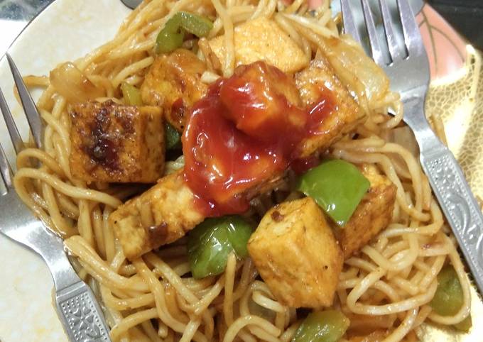Spicy tofu noodles Recipe