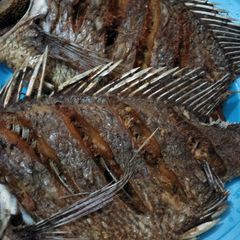 A picture of Fried fish.