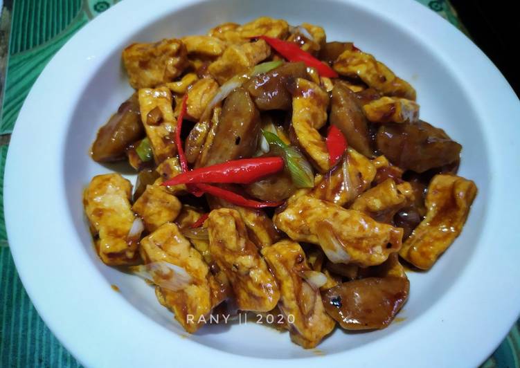 Tahu Saori Lada Hitam