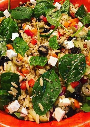 Une photo de Salade de Pâtes Orzo