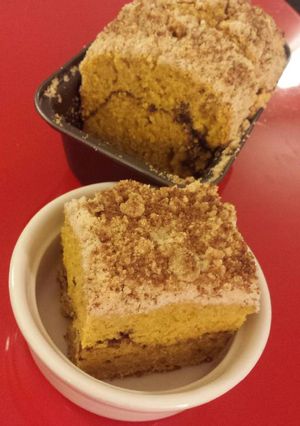 A picture of Pumpkin Streusel Coffeecake.
