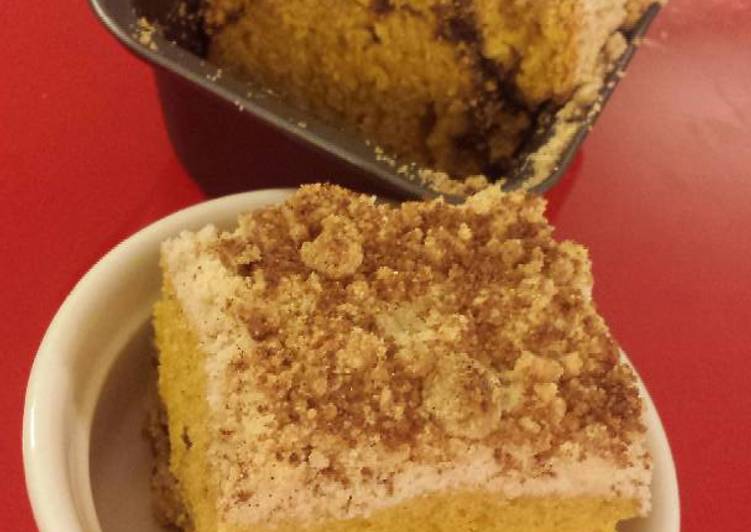 Simple Way to Make Pumpkin Streusel Coffeecake in 10 Minutes for Mom