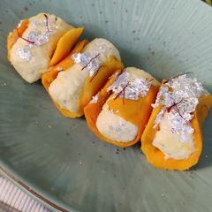 Instant Mango Sandesh Wrap A picture of Instant Mango Sandesh Wrap.