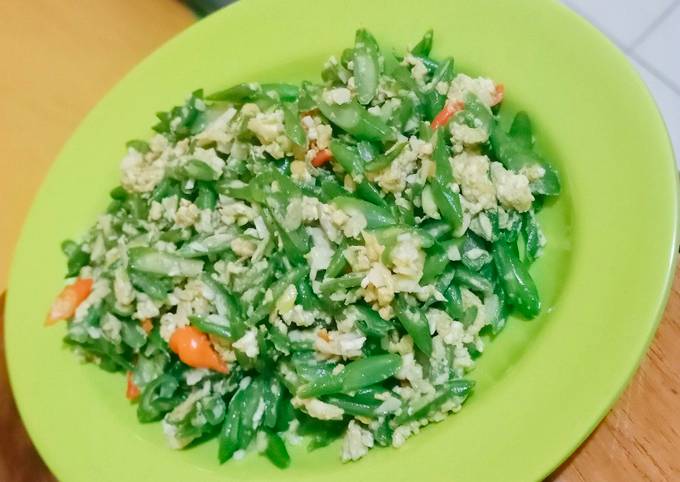 Cara Gampang Membuat Orak arik telor buncis.. Praktis &amp; mudah Anti Gagal