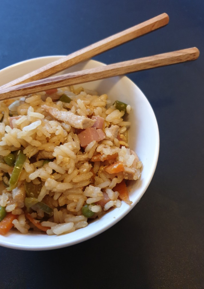 Una foto de Arroz frito cantonés