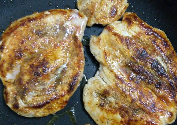 Simple Way to Prepare Super Quick Homemade Pan Seared Chicken Breasts