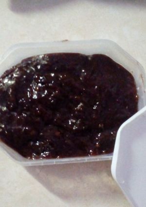 A picture of Homemade Chocolate Jam.