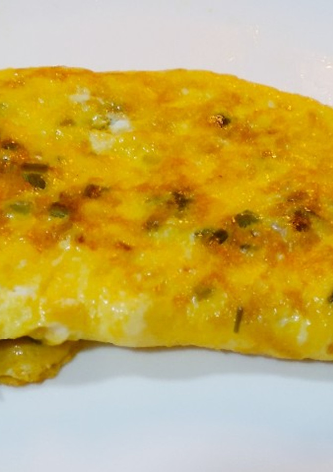 Una foto de Tortilla de ajetes tiernos