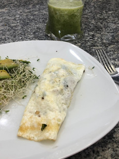 Una foto de Omelette ligero (Casi Vegetariano)