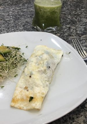 Una foto de Omelette ligero (Casi Vegetariano)
