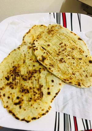 A picture of Homemade instant naan ki roti.