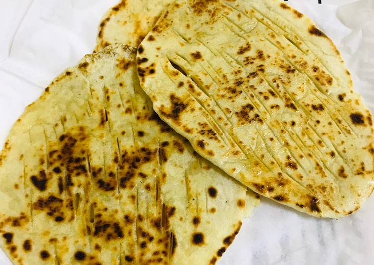 Homemade instant naan ki roti