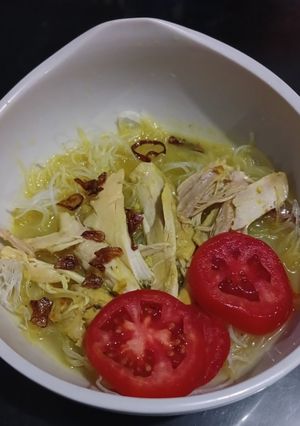 Foto resep Soto ayam bumbu kuning