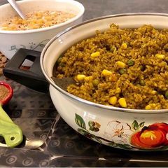 A picture of Masaledar Methi Rice.