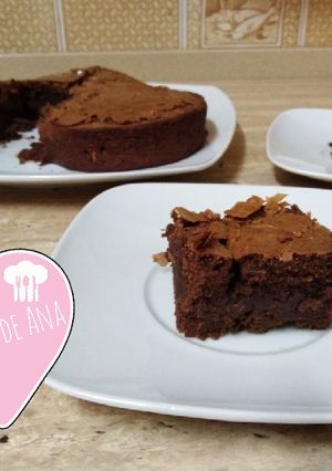 Una foto de Brownie americano, receta original, el auténtico ¡Qué deliciaaa!